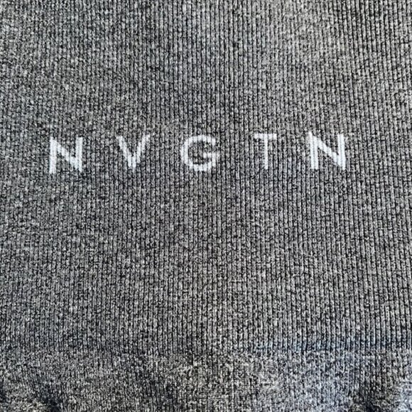 NVGTN Gray & Black Curve Contour Leggings- Size M - Picture 7 of 9